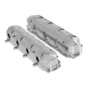 Holley Gen V LT Modern Top Valve Covers Polished w/ Machined Accents 241-376 (241-376)
