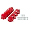 Holley Gen V LT Modern Top Valve Covers Red w/ Machined Accents 241-379 (241-379)