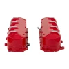 Holley Gen V LT Modern Top Valve Covers Red w/ Machined Accents 241-379