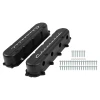 Holley Gen V LT Valve Covers Black w/ Chevrolet Script 241-377 (241-377)