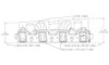 Holley LS EFI 2x4 Dual Plane Cathedral Port Intake Manifold 300-121BK