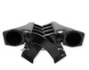 Sniper LS3 EFI Fabricated 92mm Dual Plenum Intake Manifold 822202, Black
