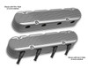 Holley LS 2-Piece Vintage Finned Valve Covers 241-180