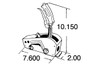 Hurst Pistol Grip Quarter Stick Race Shifter GM TH250-400 (FWD) 3162007