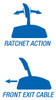 B&M QuickSilver Universal Automatic Ratchet Shifter 80683