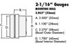 Holley EFI Air/Fuel Wideband Gauge Kit 534-215
