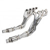 Kooks 2016-2024 Chevy Camaro 1-7/8" Long Tube Headers w/ GREEN Catted (OEM) Connection Pipes 2260H430