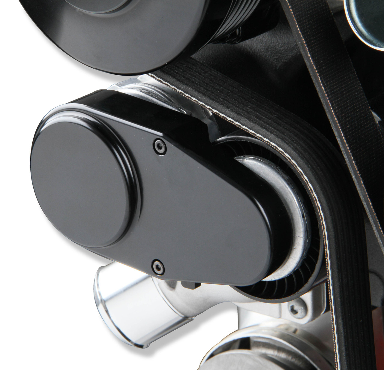Holley Black LS Premium Mid Mount Accessory Drive System 20-180BK