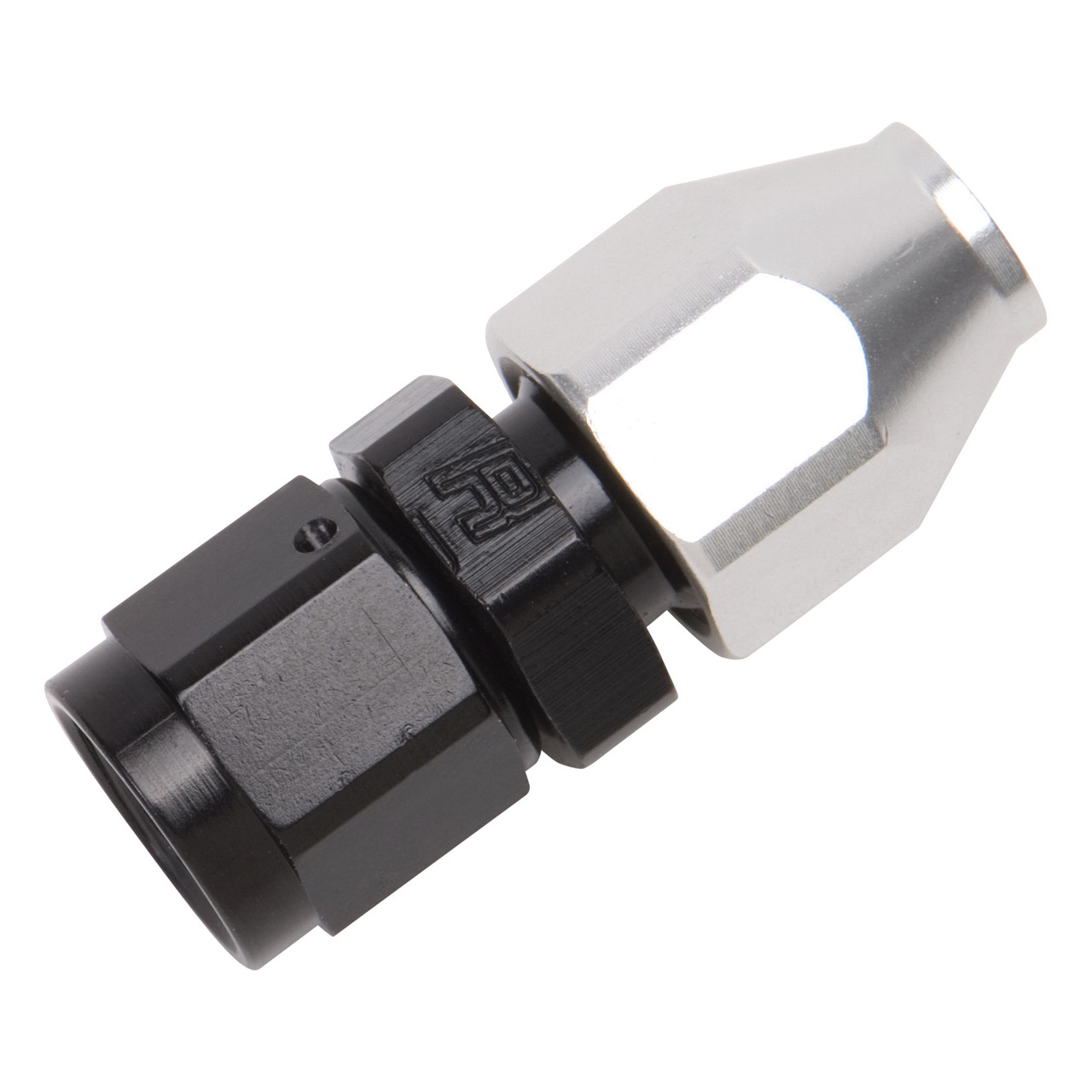 Russell AN to Fuel Line Adapter Fitting - Silver/Black