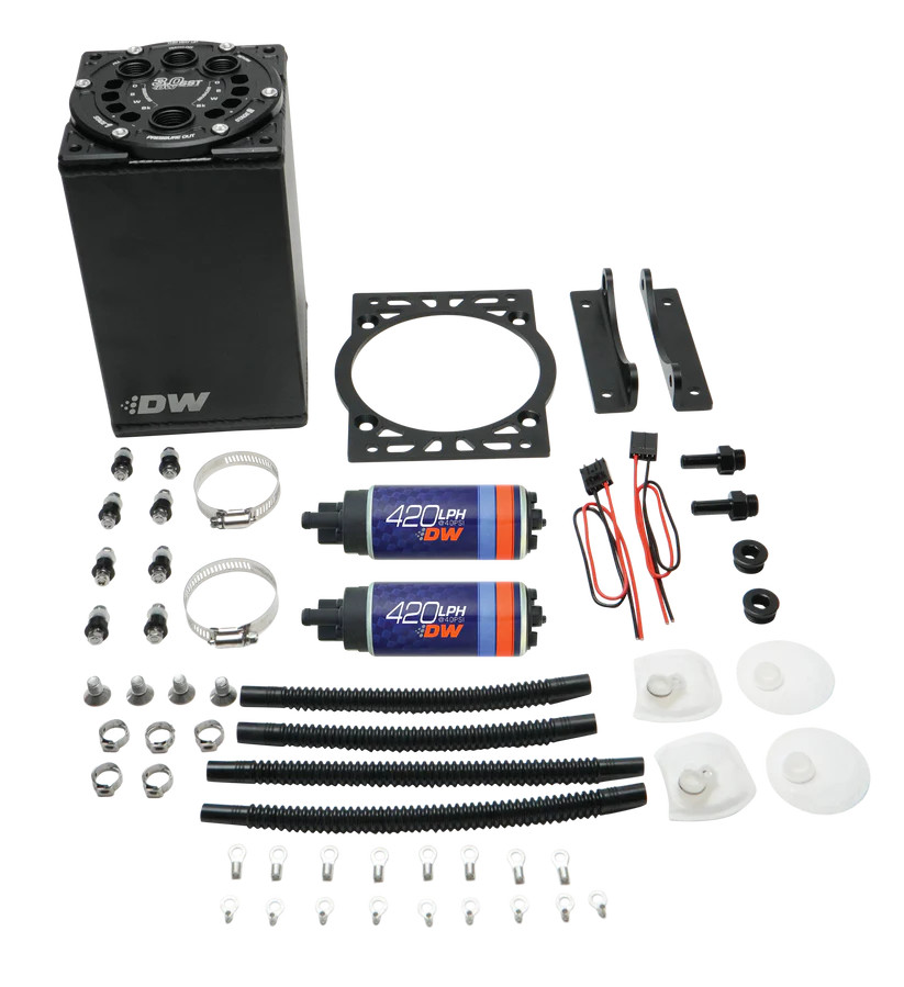 DeatschWerks 3.0L Tank w/ Dual DW420 Pumps 6-421-30ST
