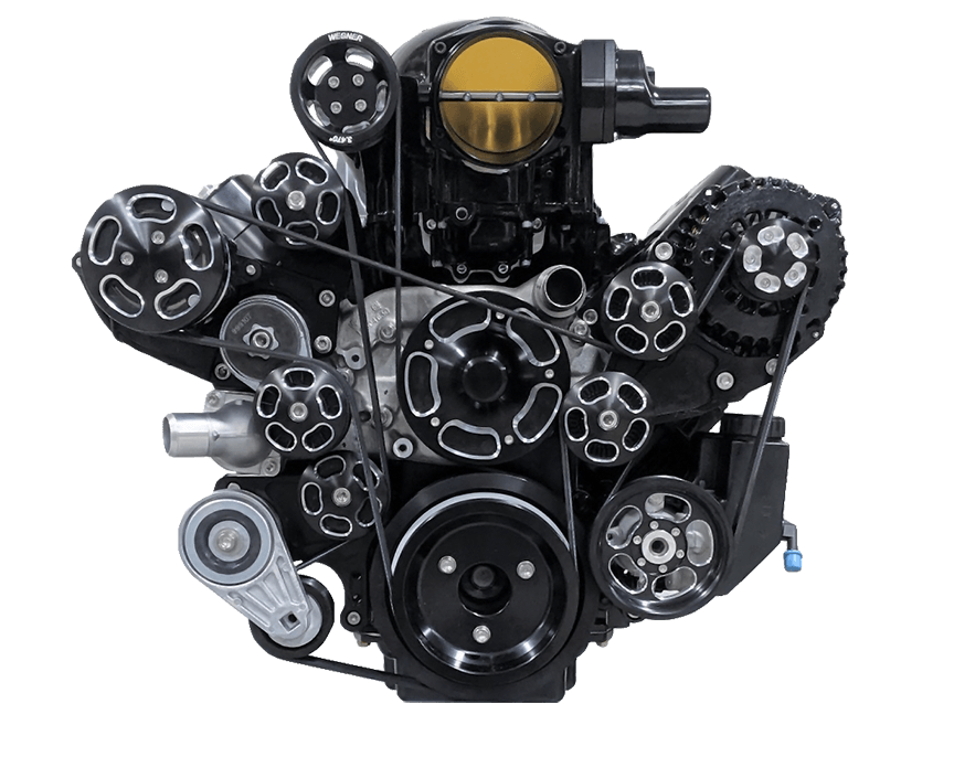 Wegner GM LS Accessory Drive Kit for Whipple 2.9L Front Feed