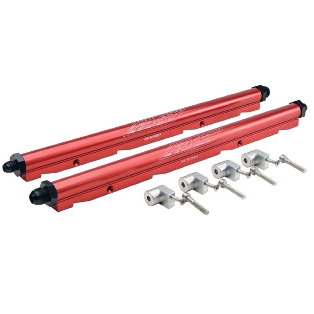 FAST LSX LS1/LS6 Billet Fuel Rail Kit 146035-KIT - Red