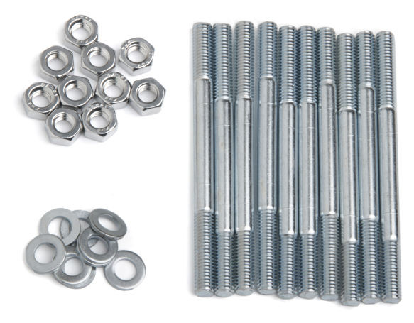 3/8" Engine Exhaust & Intake Manifold Head Stud Bolt Kit For Chrysler Dodge Plymouth