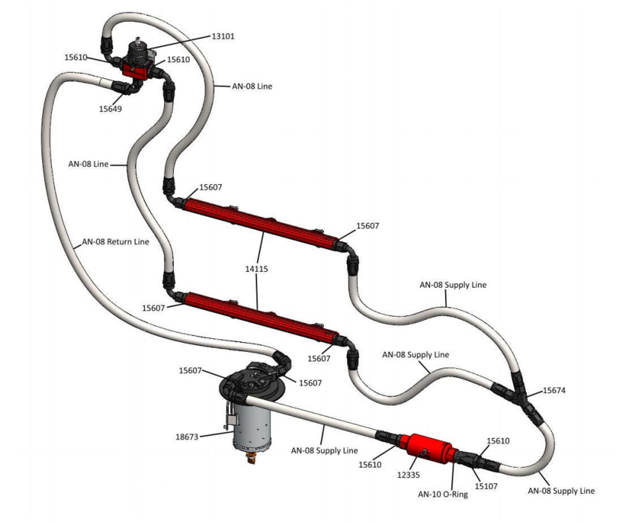 Aeromotive 10 15 Ls3 Camaro Ss Fuel Pump System