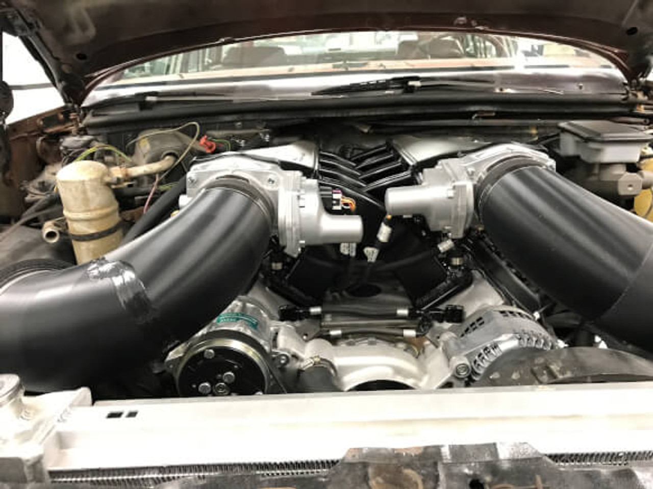 Sniper Ls3 Efi Fabricated 102mm Dual Plenum Intake Manifold 822242 Black
