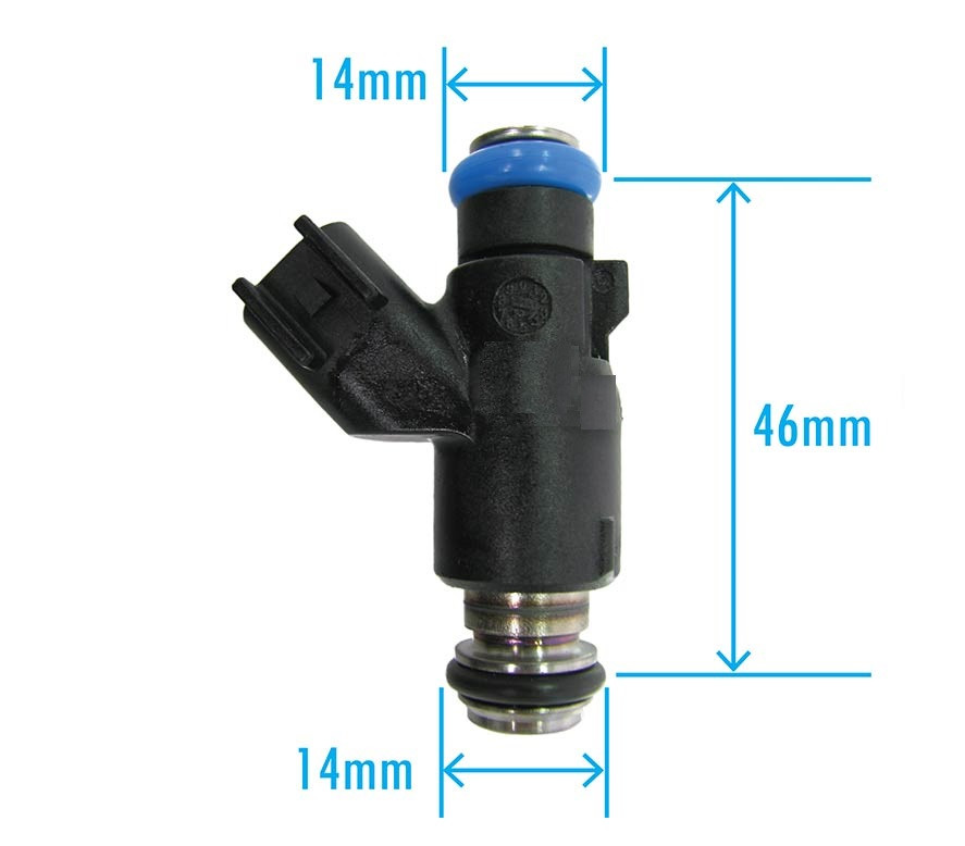 DMH 50×2 Delphi GM 50lb/hr LS Truck Flex Fuel Injectors 12613412-8