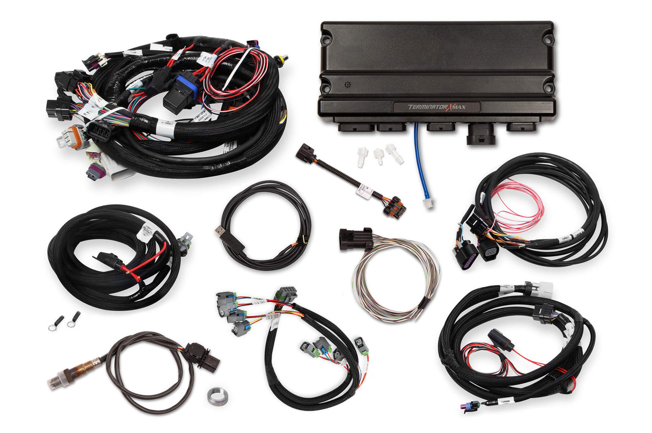 gen Locme スターターキット Holley Terminator X Max GM LS Standalone ECU & Wire Harness 550