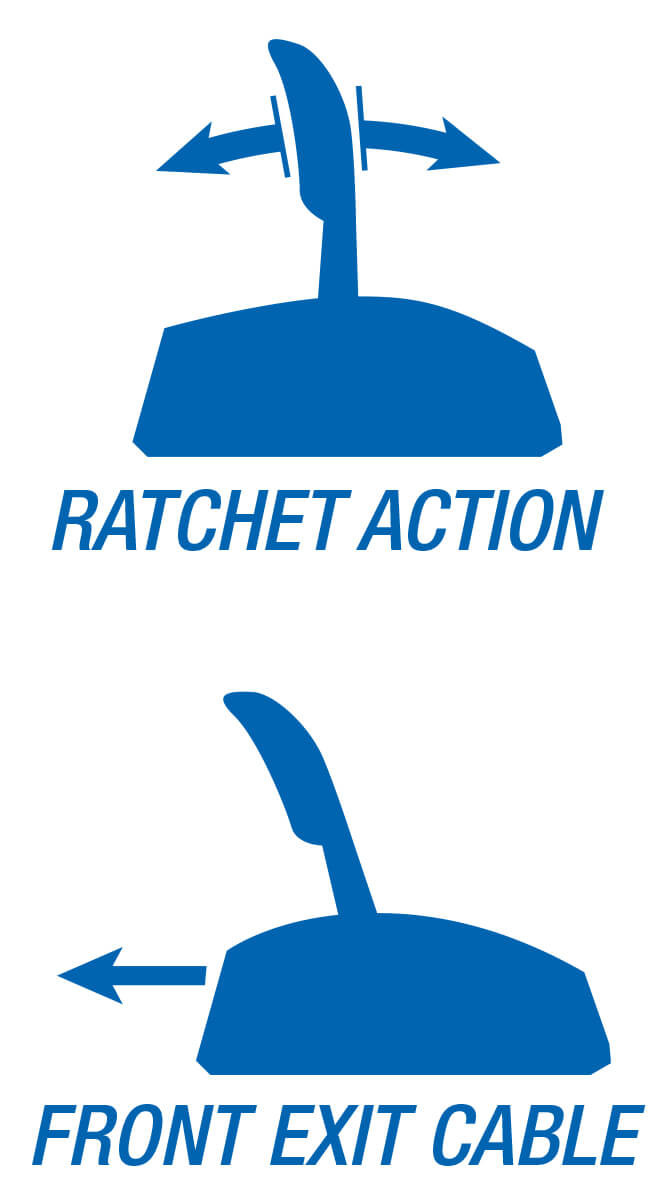 B&M GM MegaShifter Automatic Universal Ratchet Shifter 80690