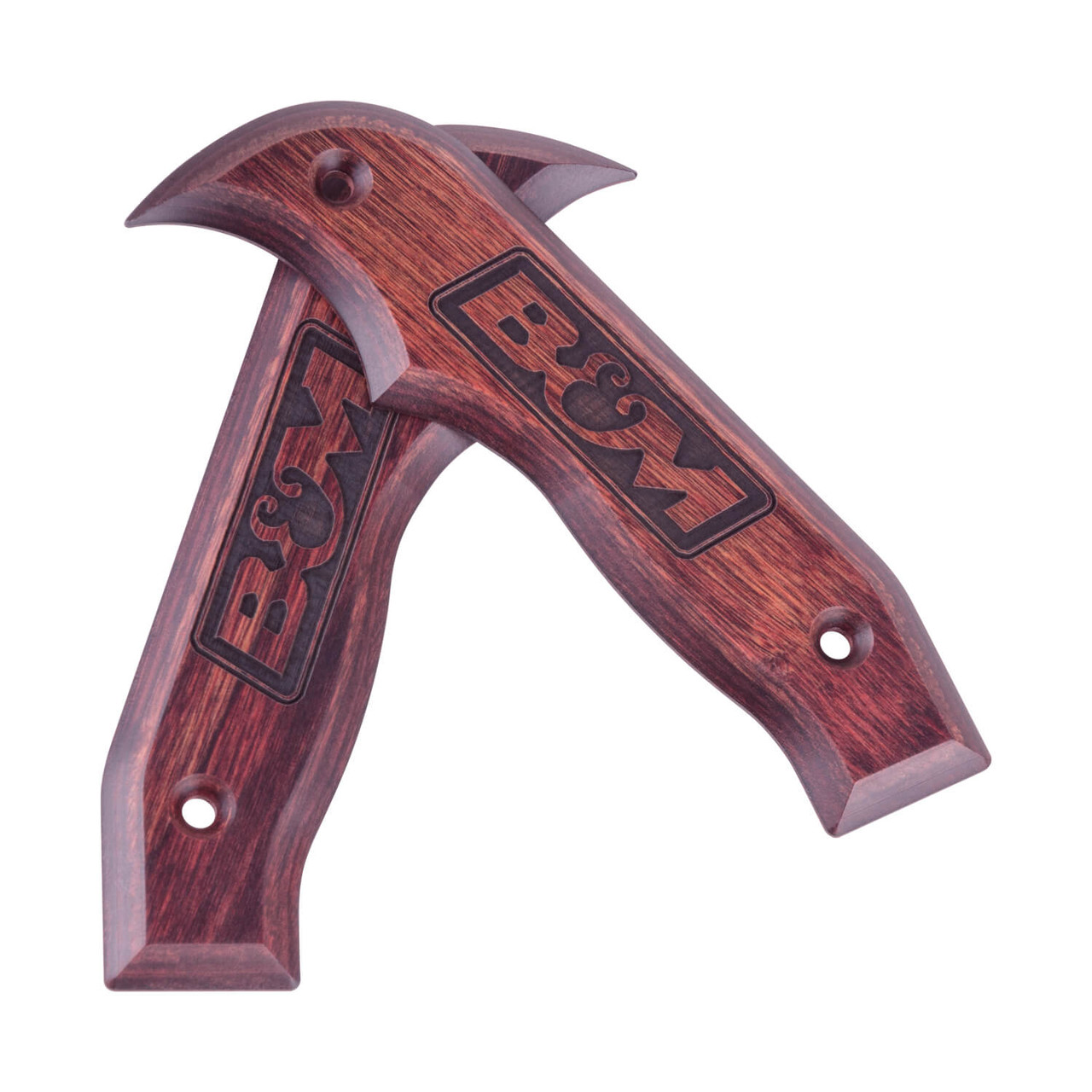 B&M Magnum Grip Side Plates RoseWood 81086