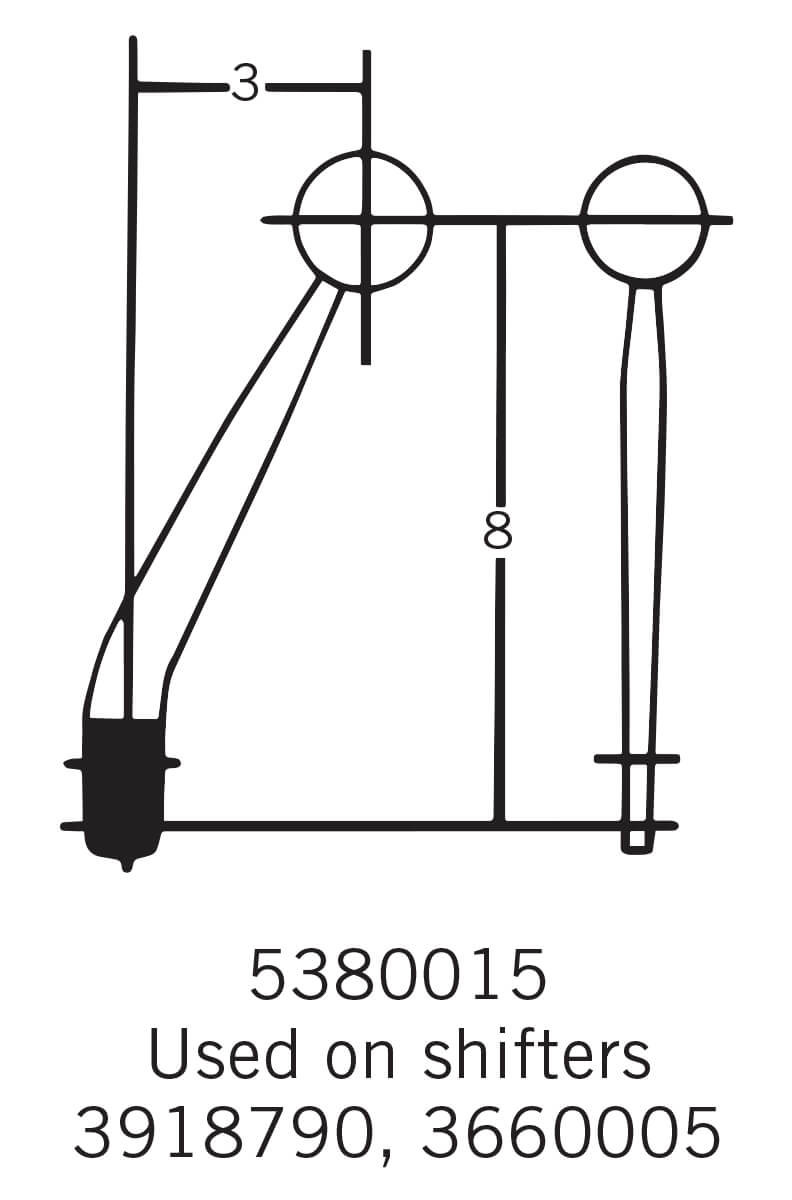 Hurst Competition/Plus Shifter Stick 11.16
