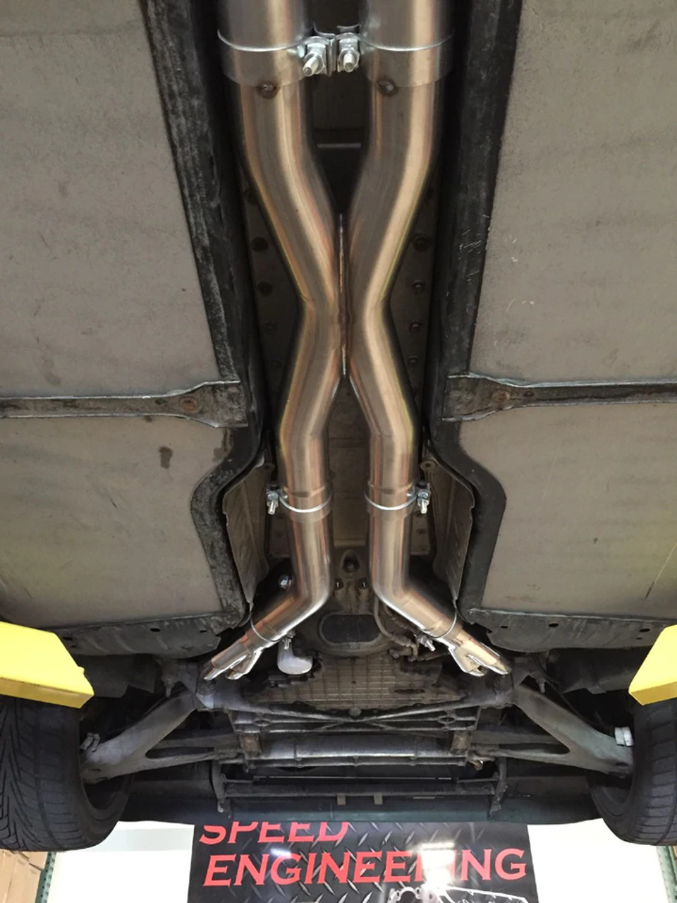 各ラブブ Speed Engineering 1997-04 LS1/LS6 C5 Corvette X-Pipe Kit 25-1089