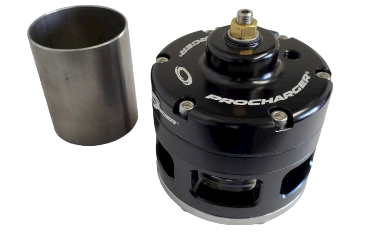 ATI Procharger Race Valve "Open" w/ Steel Flange Black 3FASS008B