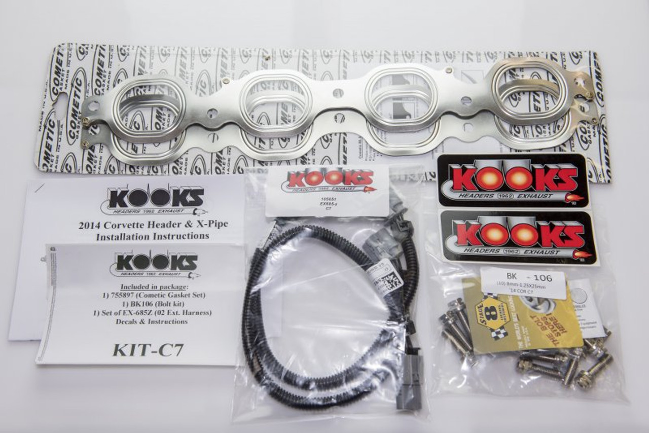 こうぴページ Kooks 2014-19 Chevy Corvette C7 6.2L 1-7/8