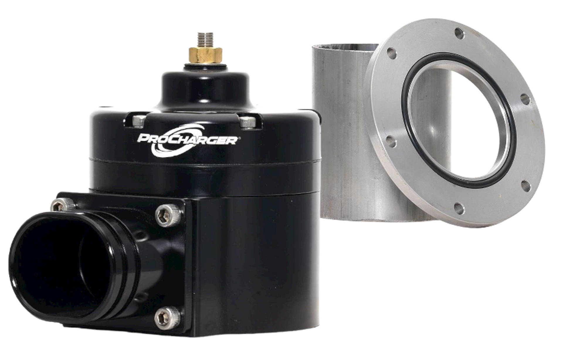 ATI Procharger Race Valve "Closed" w/ Steel Flange Black 3FASS007B