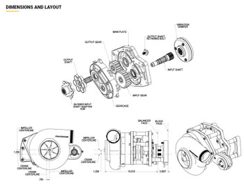 Procharger LSx F-1/F-2 Supercharger CrankDrive 4CD-LSX-1