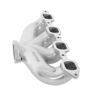 Hooker Blackheart LT Swap Gen V Exhaust Manifolds Central Dump - Silver Ceramic Finish BHS5189