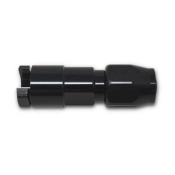 Russell EFI 5/16" To -6 AN Hose End Push-On Fitting Black - Straight