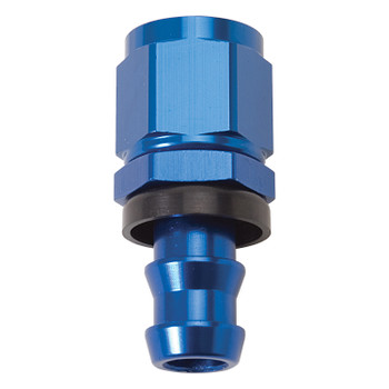 Russell Twist-Lok Straight AN Hose End - Blue
