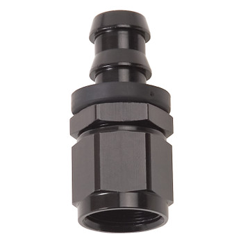 Russell Twist-Lok Straight AN Hose End - Black
