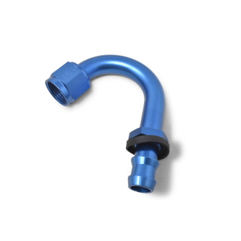 Russell Twist-Lok 150 Degree -6 AN Hose End 1" Radius - Blue