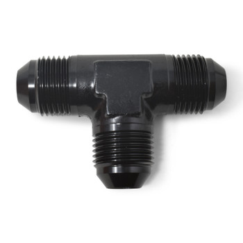 Russell AN Male Flare Tee Adapter Fitting - Black