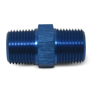 Russell NPT Male Nipple Union Fitting - Blue