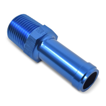 Russell AN To NPT to Hose Barb Tube Adapter Fitting - Blue