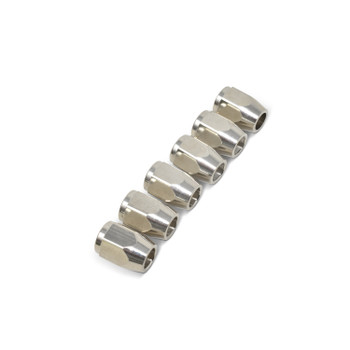 Russell -3 AN Female w/ Tube Sleeve Nut Fitting 6 Pack - Endura (642941)