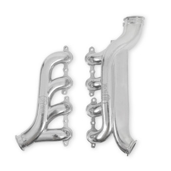 Hooker Blackheart GM LS Turbo Exhaust Manifolds 3" to 2.25" Silver 8510-1HKR