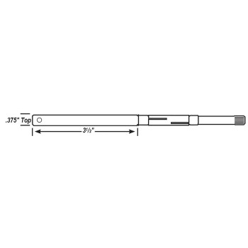 Goodson .375" Top Expanding High Speed Steel Pilot - Extended Length