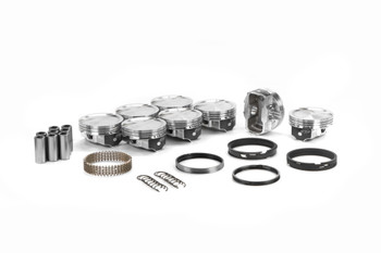 Icon FHR GM LS 4.005 Bore 4.000 Stroke Dish Forged Piston Kit IC9995CKTS.005