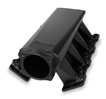 Holley Sniper Hi-Ram LS1 92mm EFI Intake Manifold & Fuel Rail Kit 820032 - Fabricated, Black with Sniper logo
