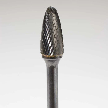 Goodson Double Cut Carbide Rotary File 6" Shank - 1/4" Dia. LFR-34C