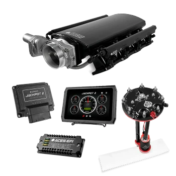 Aces Jackpot 2 LS EFI Master Kit w/Tank Conversion Pump Module DBC & Manual Trans - Cathedral Port