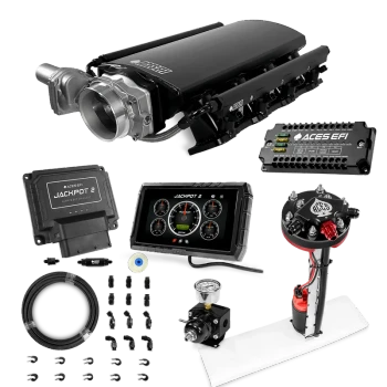 Aces Jackpot 2 LS EFI Master Kit w/Tight Fit In-Tank Pump Module /PTFE Hose Kit DBC & Manual Trans - Cathedral