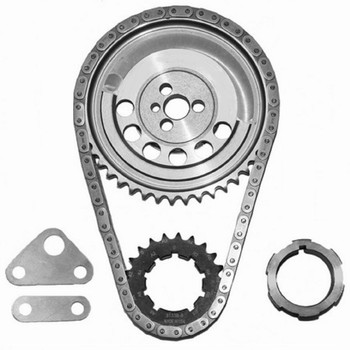 LS Gen III Billet Double Roller Timing Set 13534 - 3-Bolt, 1-Pole for 24x