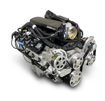 BluePrint Engines Pro Series GM LS 427 C.I. 600HP Deluxe Dressed Crate Engine w/Polished Pulley Kit PSLS42751CTFK
