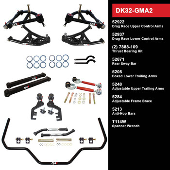 QA1 Level 2 Drag Kit w/o Shocks 1968-72 GM A-Body DK32-GMA2