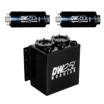 DeatschWerks 2.5L Fuel Surge Tank w/ Dual 250iL Pumps 6-252-25ST