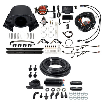 FiTech Ultimate Rebel LS 750HP Cathedral Intake Inline Fuel Pump Master Kit w/o Trans Control 71090